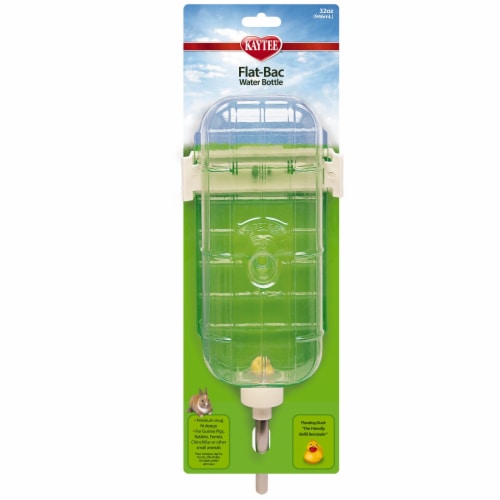 Kaytee Flat-Bac Pet Water Bottle Perspective: front