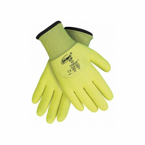 Mcr Safety Coated Gloves,3/4 Dip,XL,10-3/4 ,PR  N9690HVXL Perspective: front