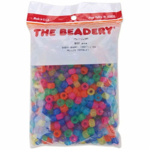 Creativity Street Pony Beads, Assorted Colors, 1000/Pack (3552)