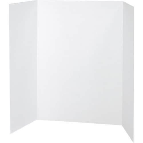 Pacon Single Walled Presentation Board - White Perspective: front
