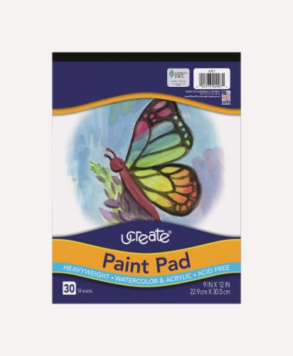 Ucreate® Paint Pad - 30 Sheets Perspective: front