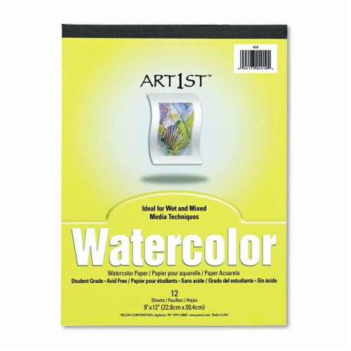 Pacon Art 1st Watercolor Pad Perspective: front