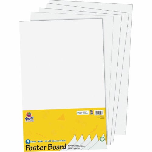 UCreate Poster Board Package Craft 14 Height x 22 Width 5 / Pack
