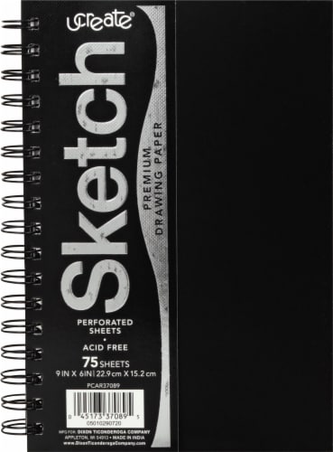 75 Sheet 9 X 6 Premium Drawing Paper Sketch Pad - Ucreate : Target