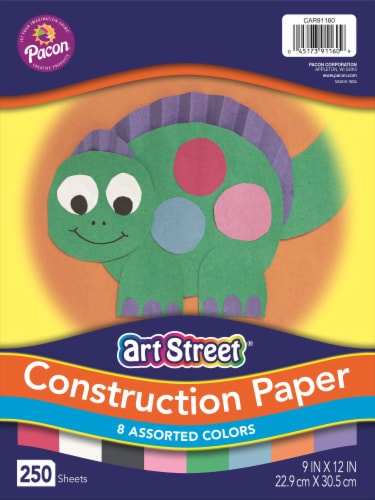 Construction Paper, Assorted Colors, Arts & Crafts