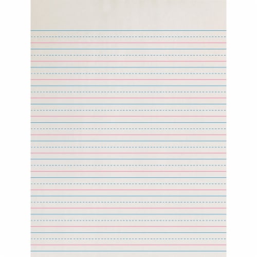 Zaner-Bloser Dotted Midline Newsprint Paper - Letter - 500 Sheets - 0.50 Zaner-Bloser Dotted Midline Newsprint Paper - Letter - 500 Sheets - 0.50