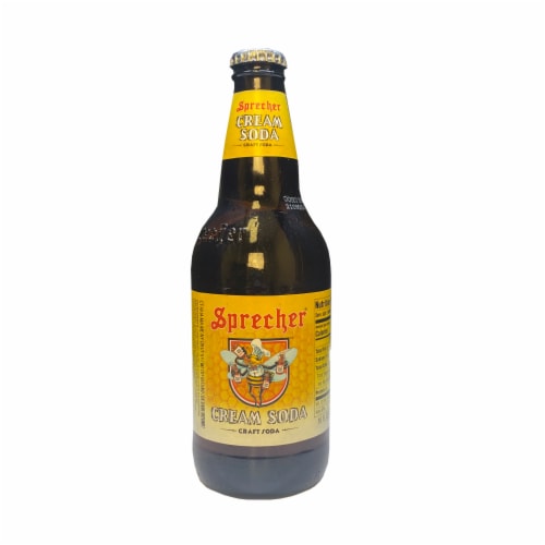 Sprecher™ Gourmet Cream Soda Bottle Perspective: front