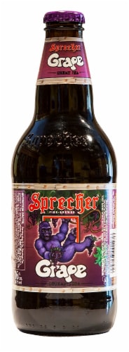 Sprecher Gorilla Grape Gourmet Soda Perspective: front