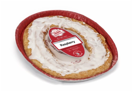 Racine Danish Kringle Mini Raspberry Kringle Perspective: front