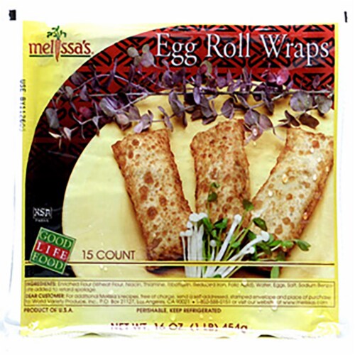 Melissa's Egg Roll Wraps, 15 ct / 16 oz - Dillons Food Stores