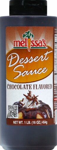 Melissa's Chocolate Flavored Dessert Sauce Perspective: front