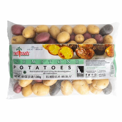 Melissa's Gemstone Potatoes Perspective: front