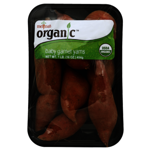 Melissa's Organic Baby Garnet Yams Perspective: front