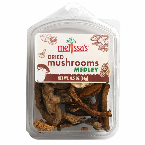 Melissa's Dried Mushroom Medley Tub Perspective: front