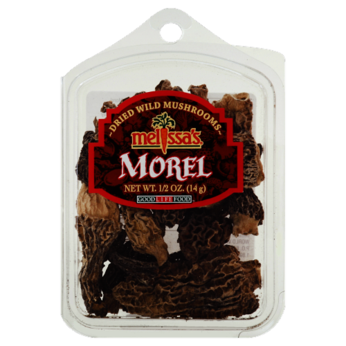Melissa's Dried Wild Mushroom Morel Perspective: front