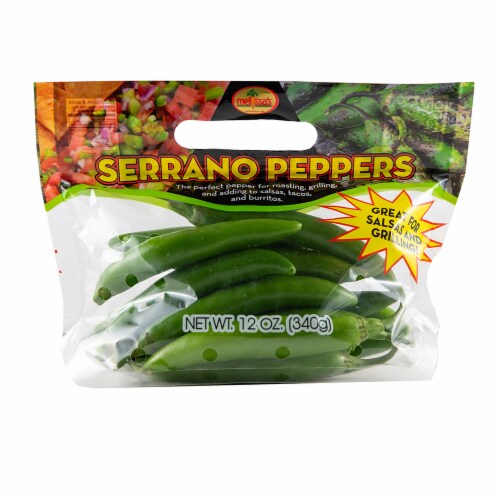 Melissa's Serrano Peppers Perspective: front