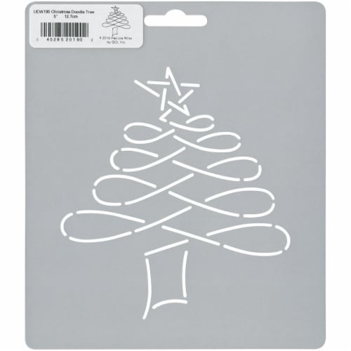Sten Source Quilt Stencils By Patricia Ritter-Christmas Tree 7 Perspective: front