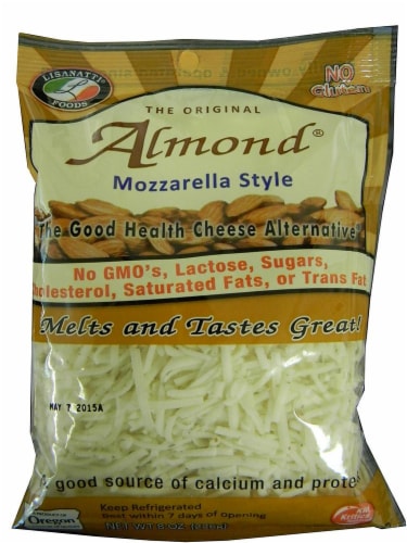 Lisanatti Almond Mozzarella Style Shreds Perspective: front