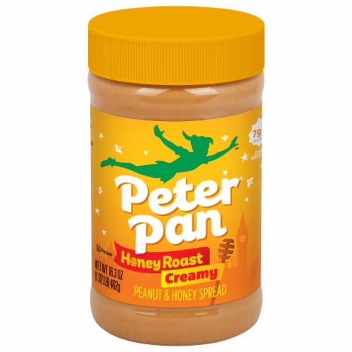 Peter Pan Creamy Honey Roast Peanut Spread Perspective: front