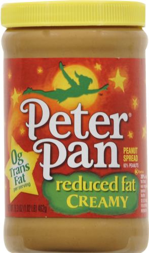 Peter Pan Reduced Fat Creamy Peanut Butter 16 3 Oz Kroger