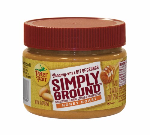 Peter Pan Simply Ground Honey Roast Peanut Butter 15 Oz Pick N Save