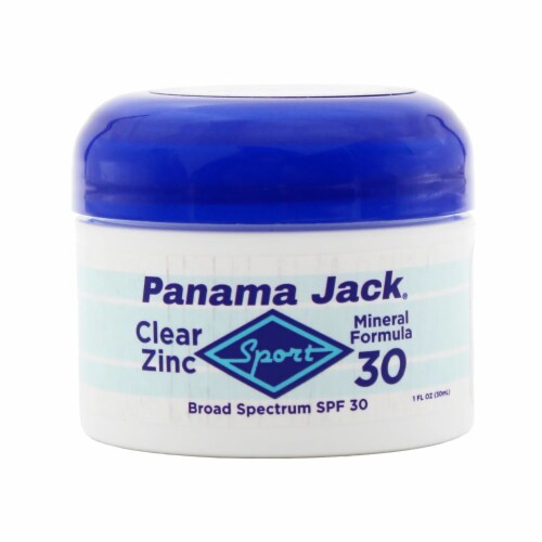 Panama Jack® Sport SPF 30 Clear Zinc Mineral Formula Sunscreen Lotion Perspective: front