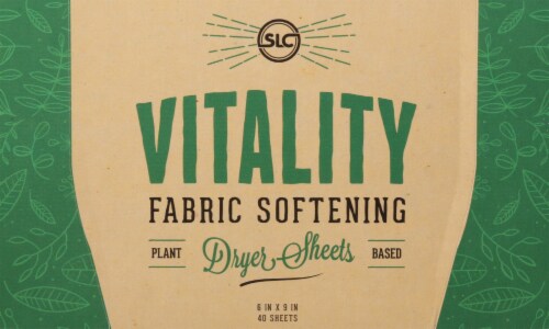 Sheets Laundry Club Vitality Fabric Softening Dryer Sheets Perspective: front