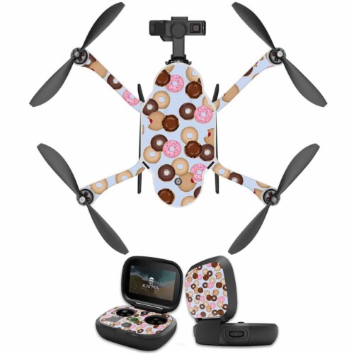 MightySkins GOPRKAR-Donut Binge Skin Decal Wrap for Go Pro Karma - Donut Binge Perspective: front