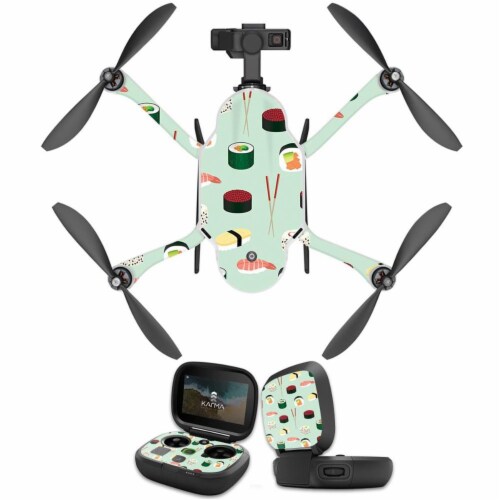 MightySkins GOPRKAR-Sushi Skin Decal Wrap for Go Pro Karma - Sushi Perspective: front