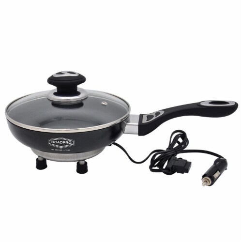 RoadPro 12 Volt Portable Electric Cooking Frying Pan with Non-Stick  Surfaces, 1 Piece - Smith's Food and Drug