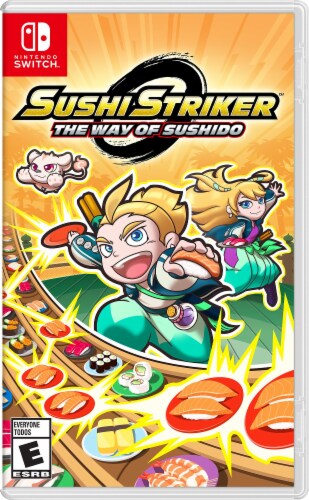 Sushi Striker: The Way of Sushido (Nintendo Switch) Perspective: front
