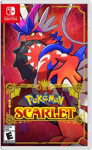 Nintendo Pokemon Scarlet Perspective: front