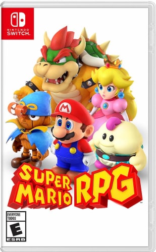 Nintendo Switch Super Mario RPG Video Game Perspective: front
