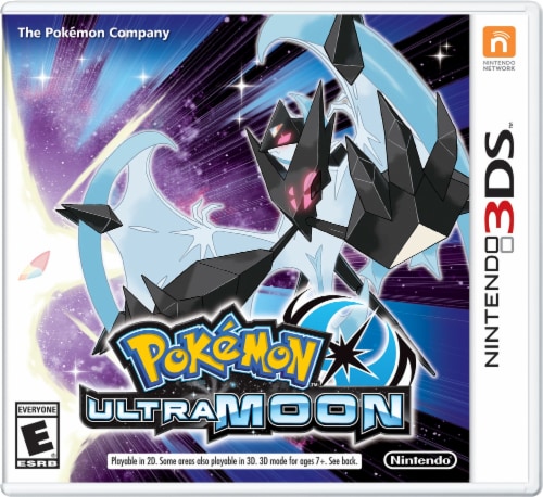 Pokemon Ultra Moon (Nintendo 3DS) Perspective: front