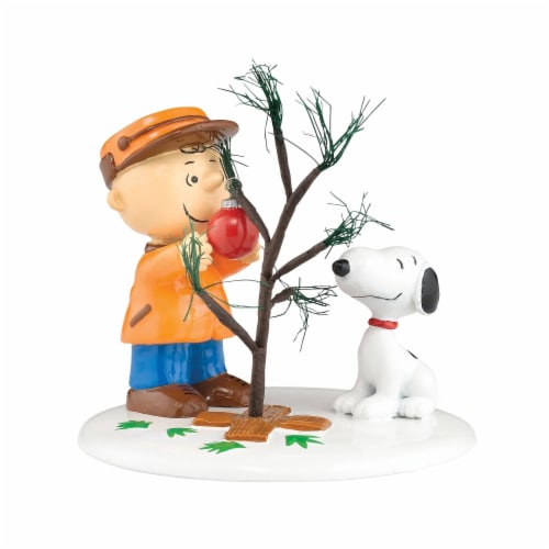 Department 56 Dept 56 Peanuts The Perfect Tree Christmas Figure Perspective: front