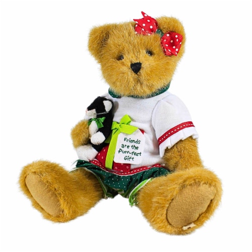 Boyds Bears Plush Noel Goodfriend With Purrsley 12.00in Christmas Cat Friend 1 Count King Soopers