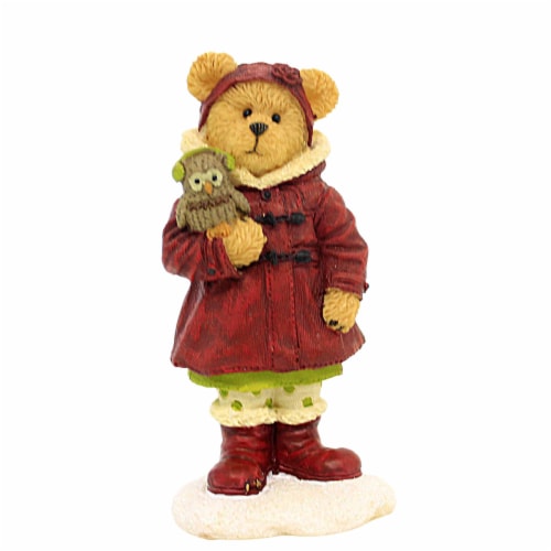 Boyds Bears Resin Heidi Goodfriend W Hoo.Warm Wishes 4.50in Christmas Bearstone 1 Count Smith s Food and Drug