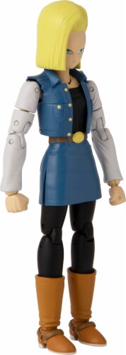 Dragonball Super Dragon Stars Android 18 Action Figure Perspective: front