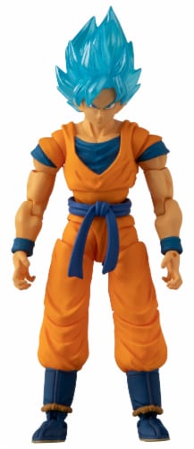 Dragon Ball Super Saiyan Blue Goku Action Figure Perspective: front