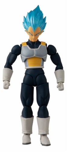 Bandai® Dragon Ball Super Saiyan Blue Vegeta Action Figure Perspective: front