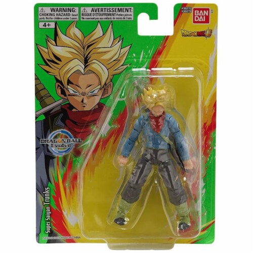 Dragon Ball Super Evolve SSJ Trunks 5 Inch Action Figure Perspective: front