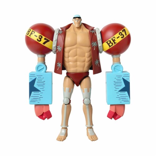 Bandai One Piece Anime Heroes Franky Figure Perspective: front