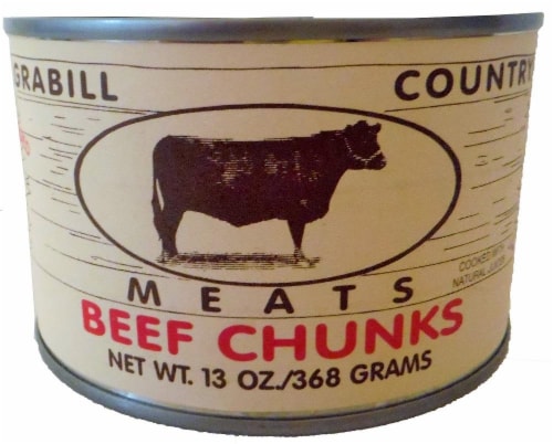 Grabill Country Meats Beef Chunks Perspective: front