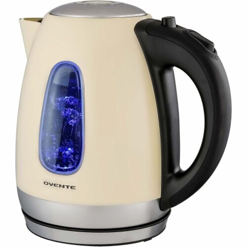 Ovente Stainless Steel Cordless Electric Kettle Lighted BPA Free 1.7L, 1.7  L - City Market