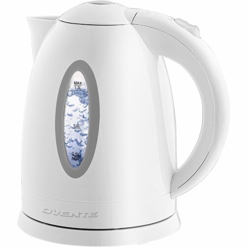 Ovente Electric Kettle Hot Water Heater White 1.7L 1.7 L Pay Less Super Markets