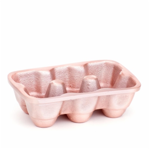 Old Dutch International 358RG Aluminum 6 Egg Tray - Rose Gold Perspective: front