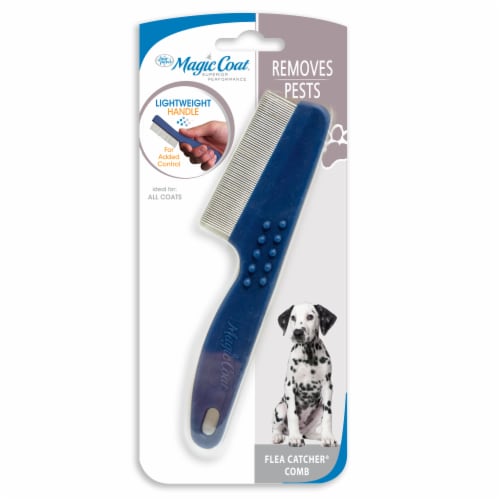 Four Paws Magic Coat Removes Pests Flea Catcher Comb Perspective: front