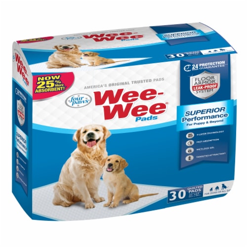 Four Paws Wee-Wee Quilted Housebreaking Pads Perspective: front