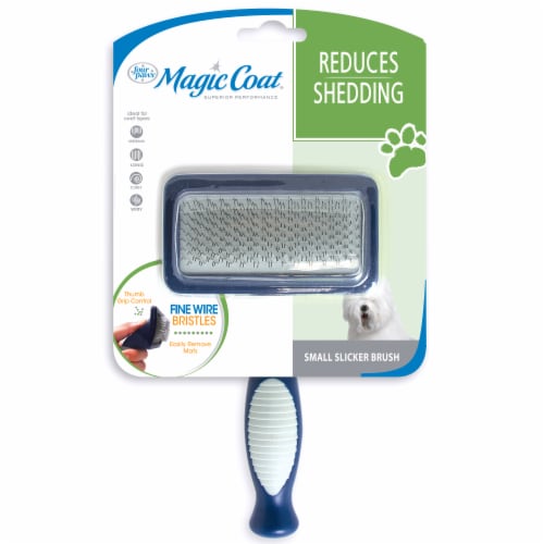 Four Paws Magic Coat Reduces Shedding Small Slicker Brush Perspective: front