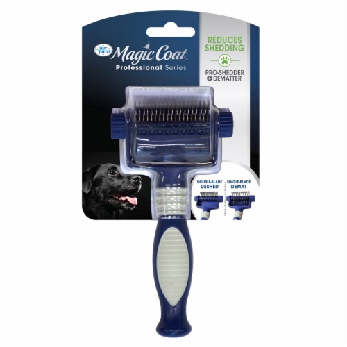 Four Paws Magic Coat Professional 2-in-1 Quick Shed Tool Perspective: front